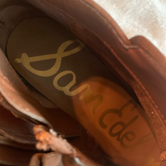 Sam Edelman Leather Ankle Boots - Picture 5 of 9